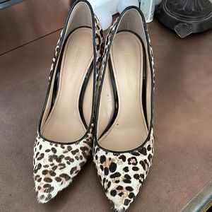 Cheetah Print Enzo Angiolini Pointed Toe Heels